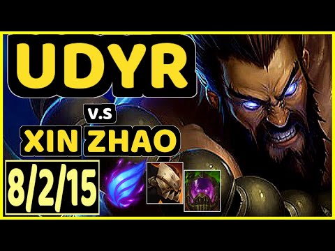 UDYR vs XIN ZHAO - 8/2/15 KDA JUNGLE GAMEPLAY - EUW Ranked GRANDMASTER