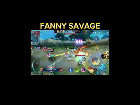 FANNY 1 VS 5 SAVAGE! SUSTAIN BUILD IS BACK?! #mobilelegends #mlbb #fanny