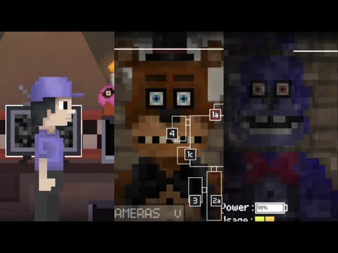 Five Nights at Freddy’s REIMAGINED in 2D! NEW Fan Game. Gameplay showcase. 