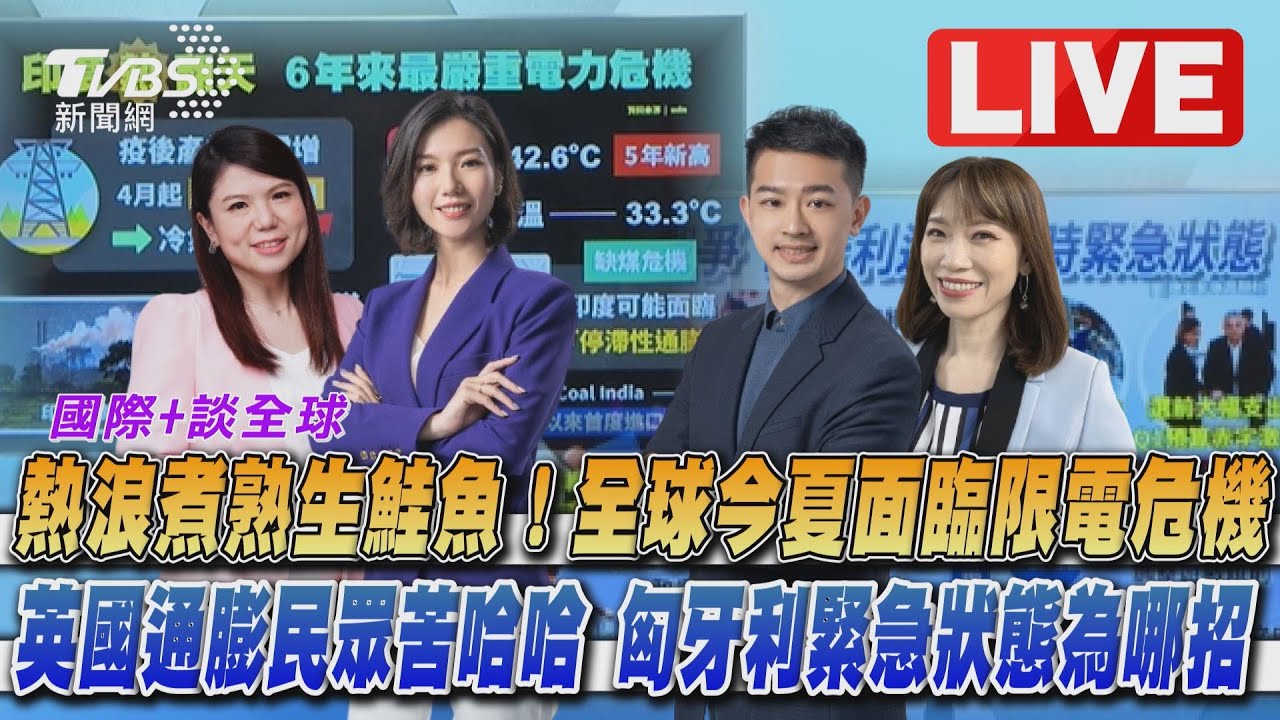 《TVBS國際+談全球》全球面臨限電危機!匈牙利進入戰時緊急狀態