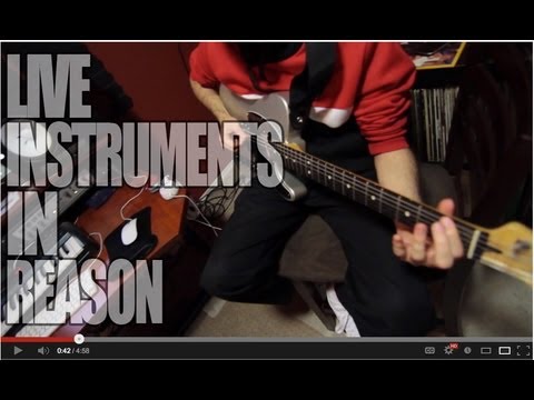 Live instruments with Reason