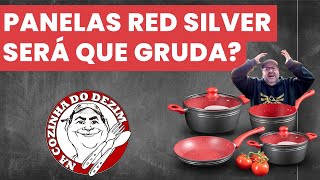 Panelas Red Silver grudam? Red Silver Vale a Pena? Fritando Salmão na Red Silver