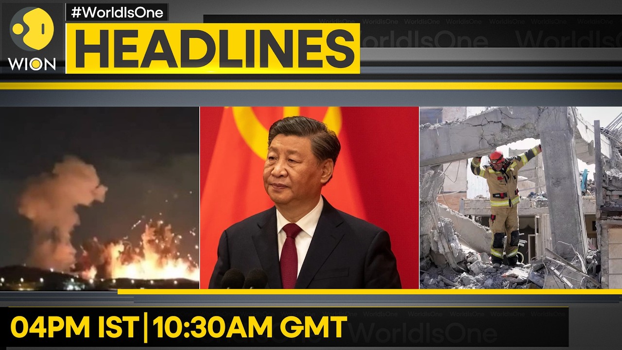 Massive Explosion in Iran's Isfahan | Iran: Strikes Hit Military Sites in Isfahan | WION Headlines