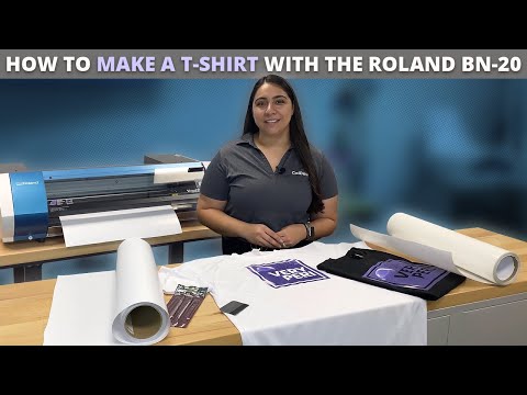 How To Make a T-Shirt with the Roland BN-20