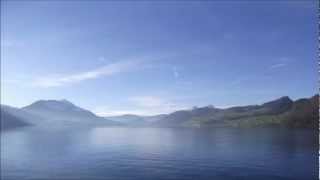 preview picture of video '【スイス】 冬のルツェルン湖クルーズ Kreuzfahrt Vierwaldstättersee in Winter'