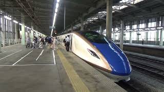 上越新幹線 E7系 とき331号 長岡駅到着