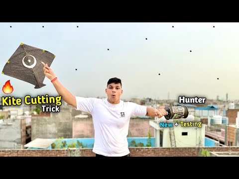 Testing Hunter Manjha | Kite Cutting Tricks | Kite Flying | kite