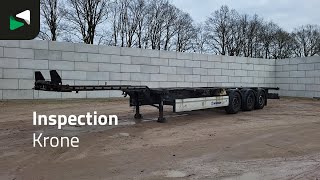 Krone SD APK 09/26 20ft, 30ft, 40ft, 45ft container chassis semi-trailer | Image 4 - Autoline