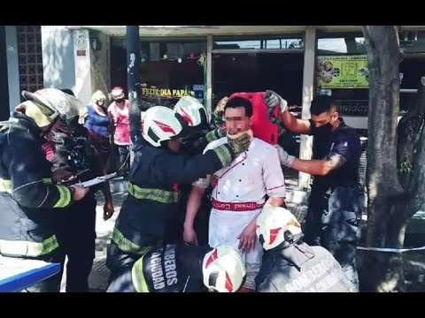 Explosión en una panadería de La Boca