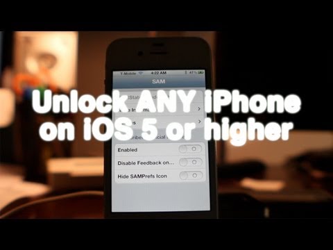 SAM libera cualquier iPhone 4s, iPhone 4, iPhone 3gs con iOS 5.1 en cualquier versión del módem