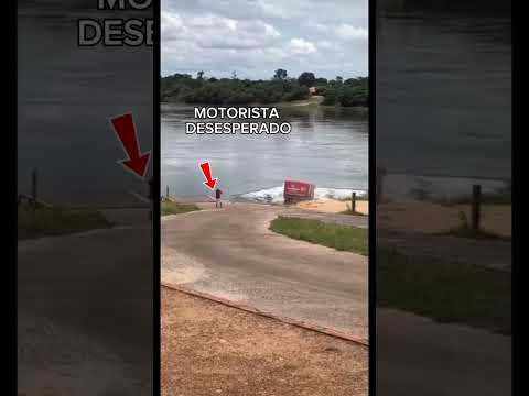 30/01/26 CAMINHÃO CAIU NO RIO TOCANTINS DIVISA COM ITAPIRATINS E TUPIRATINS