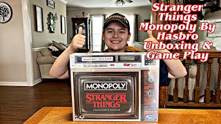 Stranger Things Monopoly By Hasbro Unboxing & Gameplay