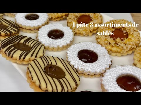 1 PÂTE 3 SORTES DE TARTELETTES SABLÉES🥧 FRAISE CHOCOLAT ABRICOT RECETTE IDÉALE POUR VOS GOÛTER😋