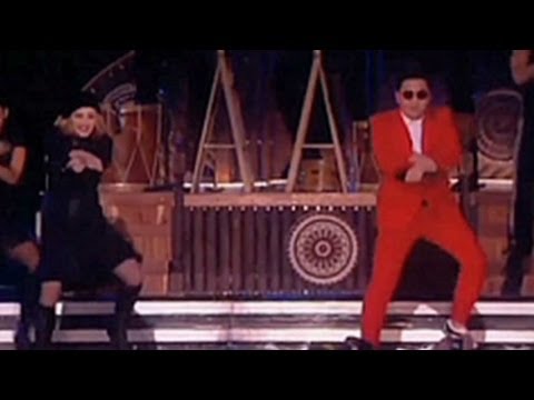 Madonna goes 'Gangnam Style' with Psy