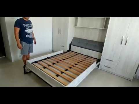 Ansamblu mobilier cu pat rabatabil D 323