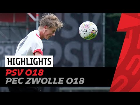 ZES GOALS in enerverende wedstrijd 😯 | Highlights PSV O18 - PEC Zwolle O18