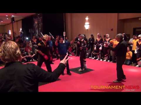 Team Paul Mitchell International vs Team Full Circle Gold Round 1 Men's Team Fighting at Diamond Nationals 2012 Merge