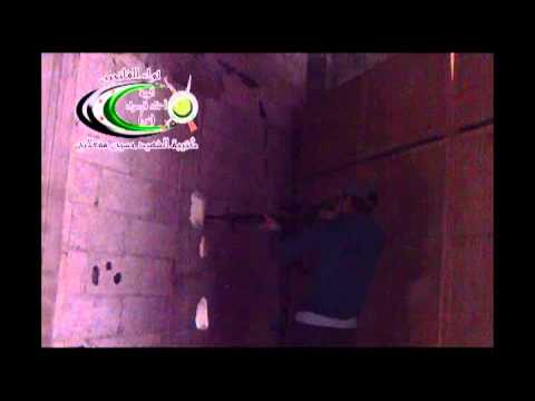 استهداف قناص من كتيبة الشهيد حسين مفعلاني لجنود النظام في مخيم اليرموك في مدينة دمشق