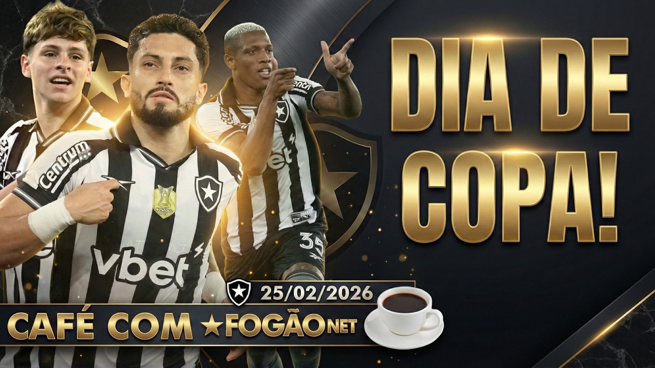 LIVE CAFÉ COM FOGÃONET | Botafogo enfrenta o Nacional Potosí e busca classificação; Arthur Cabral e Danilo voltam