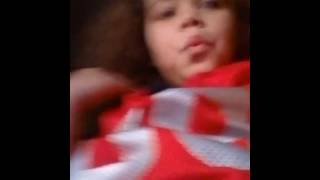 Allison Walls Let's go Falcons boo Patriots