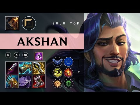 Akshan Top vs Master Yi - EUW Diamond Patch 26.01