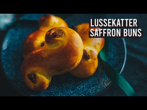 Lussekatter | Saffron Buns Recipe