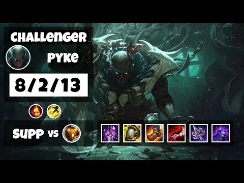 Pyke Challenger Gameplay S11 Replay 11.17 Support (8/2/13) - OCE