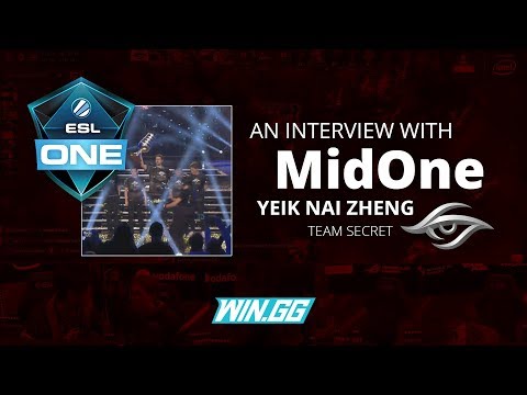 Interview with MidOne from Team Secret after ESL ONE Katowice 2019