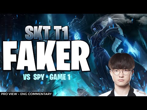 SKT Faker VS SPY Game 1 Highlights | LoL Worlds 2019 Quarter Finals