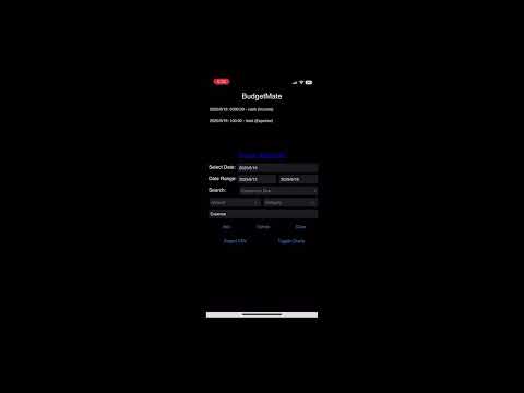 BudgetMate – Money Tracker