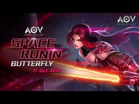 Space Ronin Butterfly - Skin Spotlight Garena AOV (Arena Of Valor)