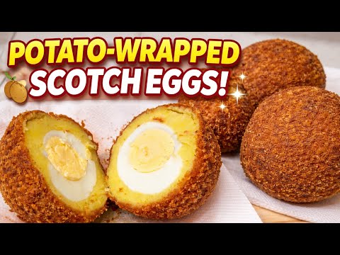 Crispy Potato Wrapped Scotch Eggs 🥔🥚 | Easy & Delicious Recipe