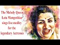 Lata Mangeshkar singing live medley for the old Bollywood actress