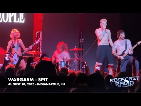 Wargasm (US) performs "Spit" in Indianapolis on August 10, 2025