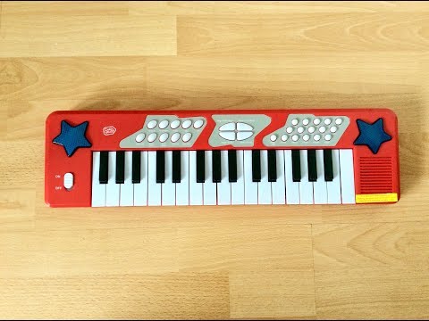 Children’s Chad Valley 32 Keys Toy Piano With LED Lights, Demo Songs #piano #chadvalley #toysworlduk