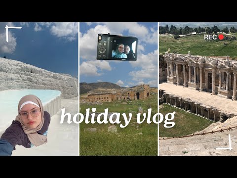HOLIDAY VLOG 🗻🎧☁️ | Road Trip to Different Cities, Salt Thermal Pools, Digital Camera Footage 📷