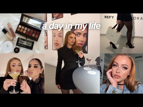 a day in the life of a 24 y/o influencer | 2016 makeup haul, grwm, refy event ♡