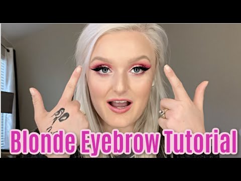 Eyebrow Tutorial for Blondes | DETAILED Tutorial