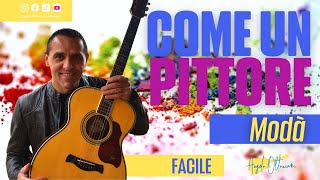 Come un pittore - Modà - Accordi Chitarra