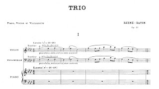 Rhené-Baton – Piano Trio