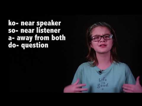 BiteSized Easy Anime Japanese Lesson for kids - Lesson 3 KoSoADo Words | BiteSizedEDU