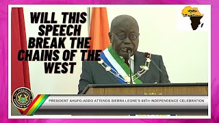 Will Ghana's President regret this speech to America and Europe that may cost his life?