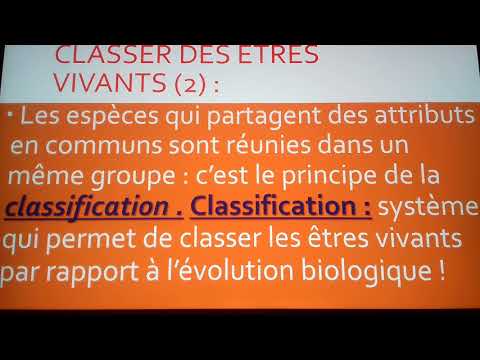 L'unité et la diversité des êtres vivants (1)