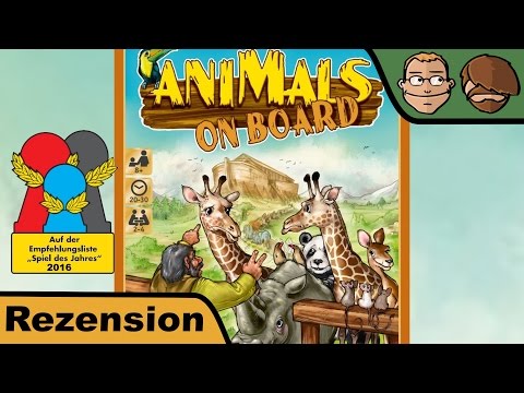 Animals on Board - Brettspiel - Spiel - Board Game - Review