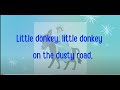 Little Donkey Little Donkey Christmas Song Karaoke For Kids