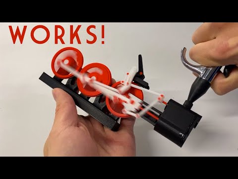 3D Printed Walschaerts Valve Gear Model