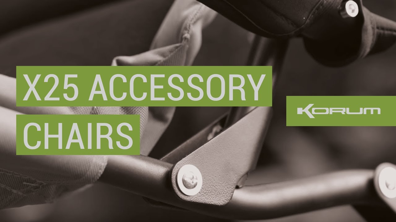 KORUM ACCESSORY CHAIRS - THE ULTIMATE FISHING STATION!