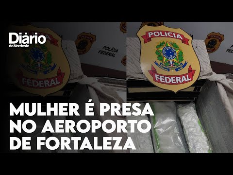Mulher é presa tentando embarcar com mais de 5 kg de cocaína no Aeroporto de Fortaleza 