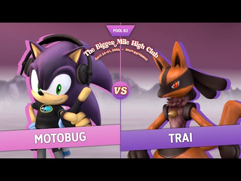 TRai (Lucario) vs Motobug (Sonic) - The Bigger Mile High Club - Pool B2