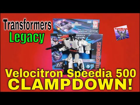 Transformers Legacy Velocitron Speedia 500 Clampdown - GotBot True Review NUMBER 1016